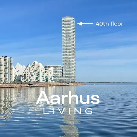 Apartment View In Denmark From 40th Floor Århus